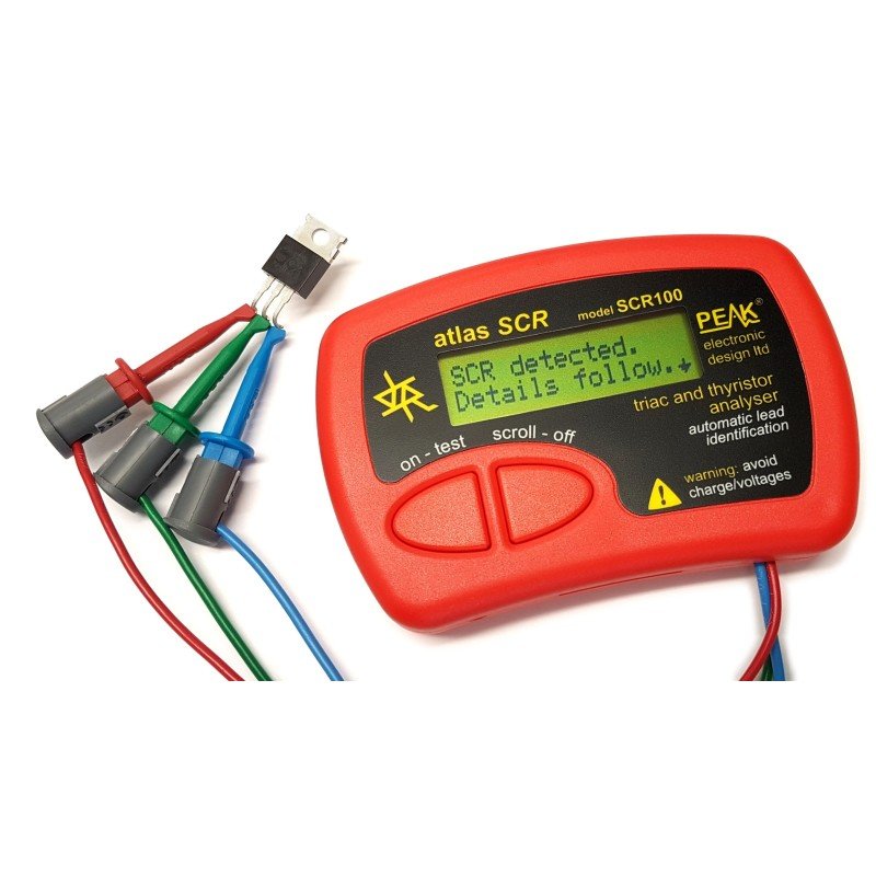 SCR100 SCR-100 Peak Atlas Thyristor & Triac Analyzer